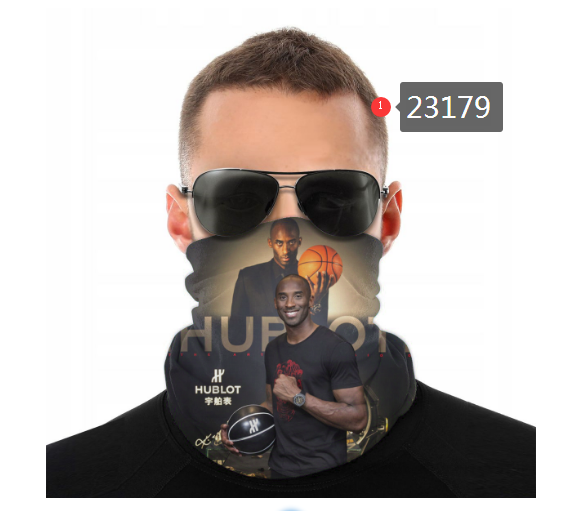 NBA 2021 Los Angeles Lakers #24 kobe bryant 23179 Dust mask with filter->nba dust mask->Sports Accessory